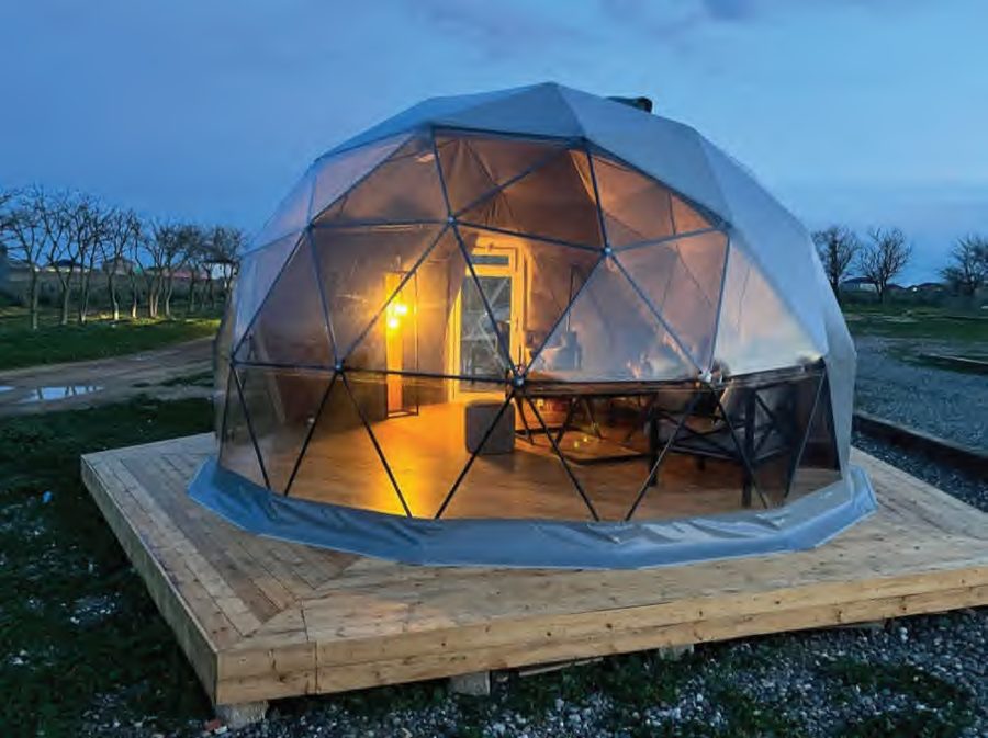 Geo-Dome S5MD compact geodesic dome